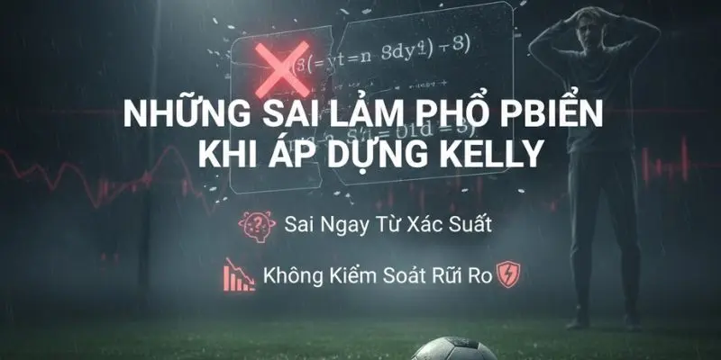 Công thức Kelly: Cách tối ưu hóa lợi nhuận trong cá cược 3 Những sai lầm phổ biến khiến người chơi “áp Kelly” nhưng vẫn thua dài hạn